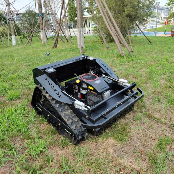 Vigorun VTLM800 Parallel Crawler Lawn Mower, Durable Slope Use Mower with Remote Control Tough Terrain Domination
