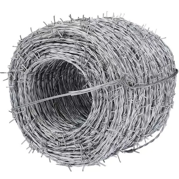 Hot Dipped Galvanized Barbed Wire 2.8mm Wire 120mm Spacing 250m Roll Tensile 500N/mm² photo-3
