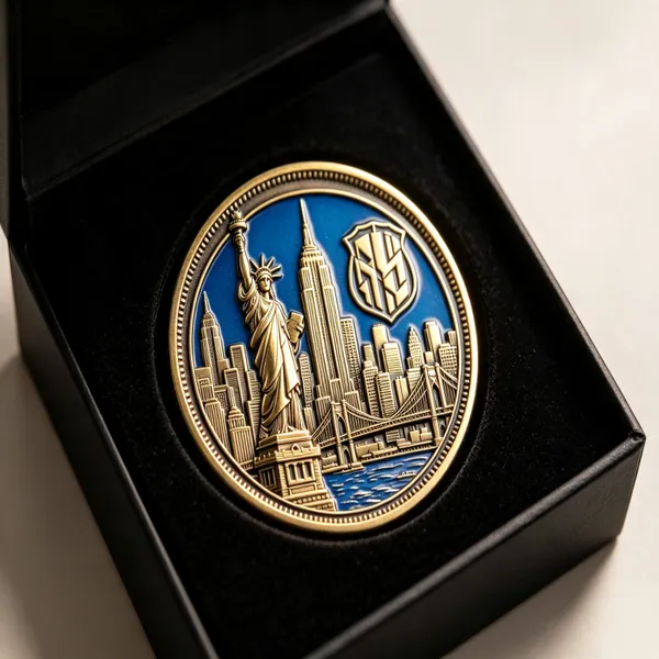 USA & Canada Themed Collectible Challenge Coins, 3D Relief Hard Enamel Metal Commemorative Coin Gift Box Set photo-3