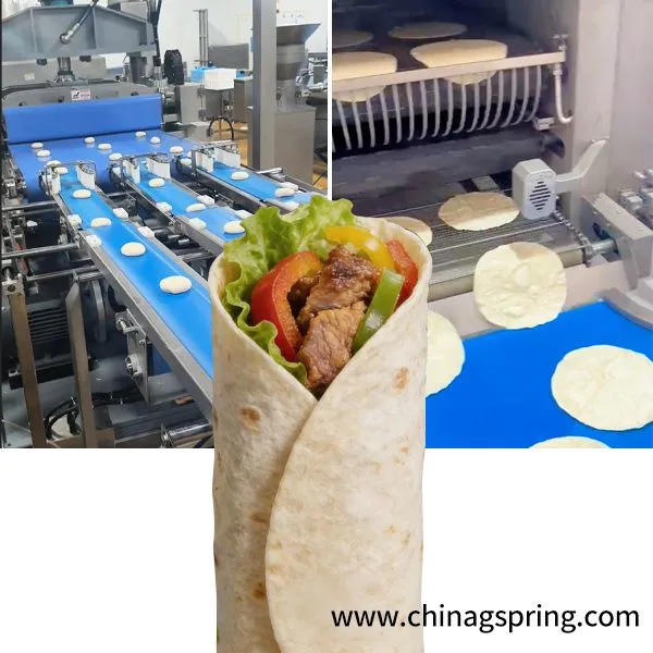 Ligne de production continue de tortillas de haute qualité Machines industrielles à tortillas