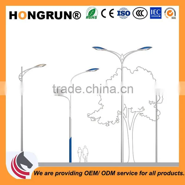Multi-model Street Lamp Pole Used for Pavement and Residential Area Lighting