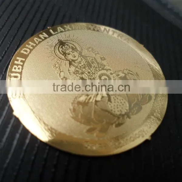Custom Design Logo Thin Nickel Metal Sticker for Luxury Gifts,furnitures photo-2