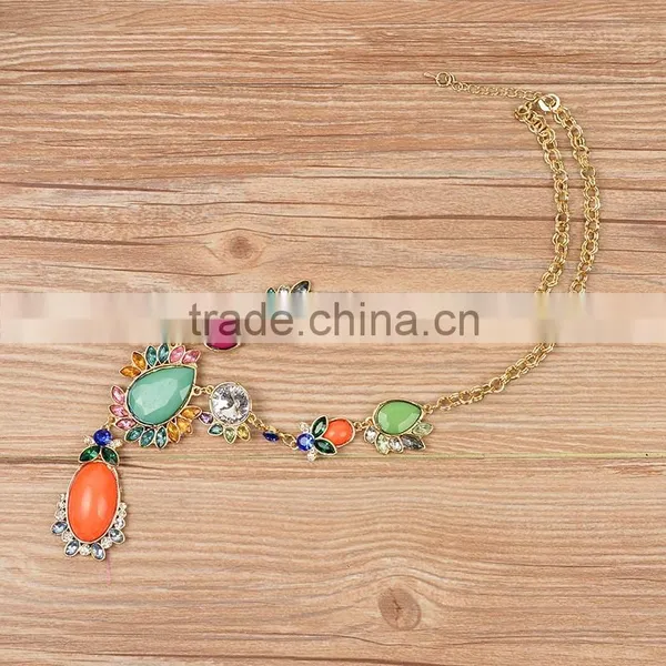 Luxury Multicolor Statement Necklaces Fashion Necklaces 2016 photo-4