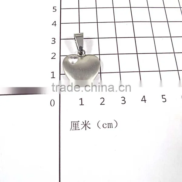 Most Popular Products Engravable Stainless Steel Heart Pendant photo-5