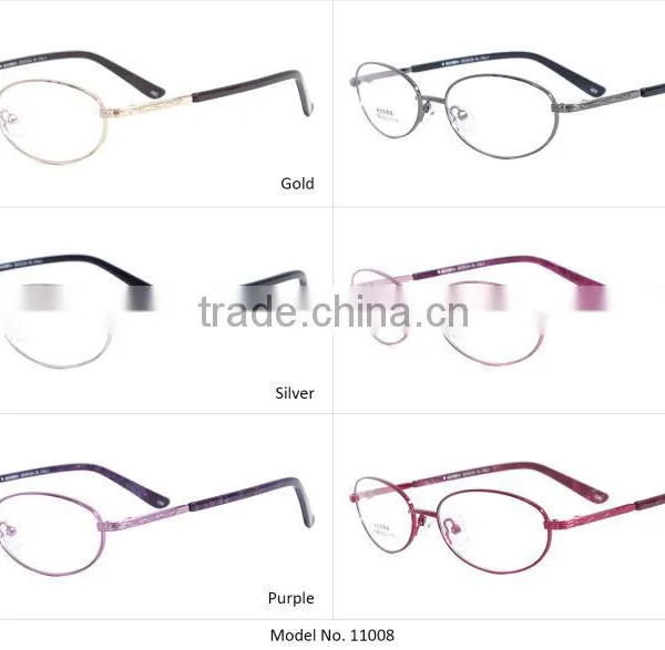 Oval Full Rim Metal 2015 Fashion Eyewear Optical Frame Glasses Of Reading For Adult photo-3