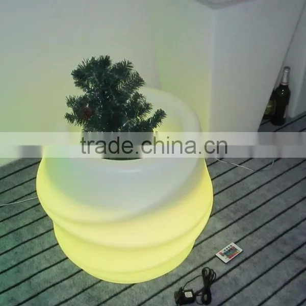 New PE Plastic Vases With Solar Led Light YXF-5248S photo-2