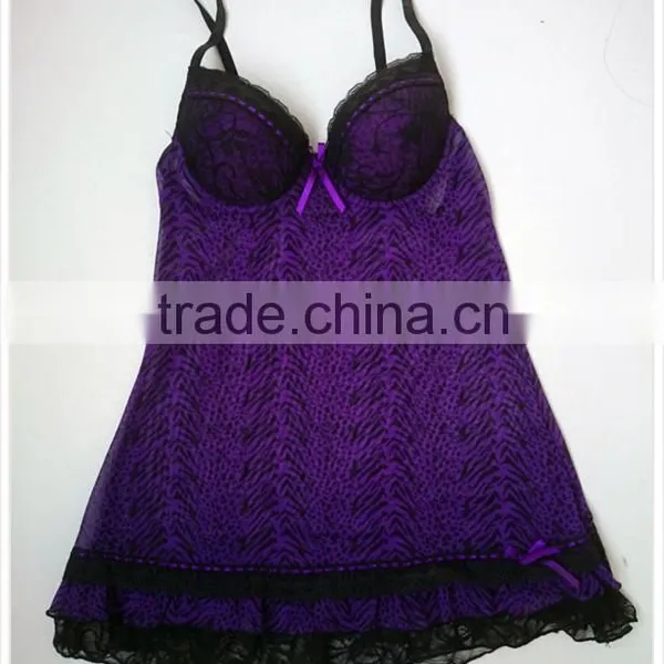 Sexy Animal Printed Lingerie, Lace Lingerie photo-4