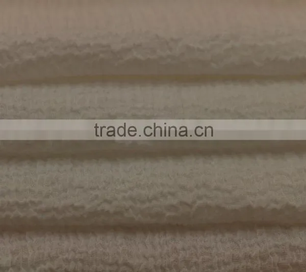 Summer Women Dress Hot Selling 60S*60S 100% Cotton Bubble Texture Crepe Fabric photo-2
