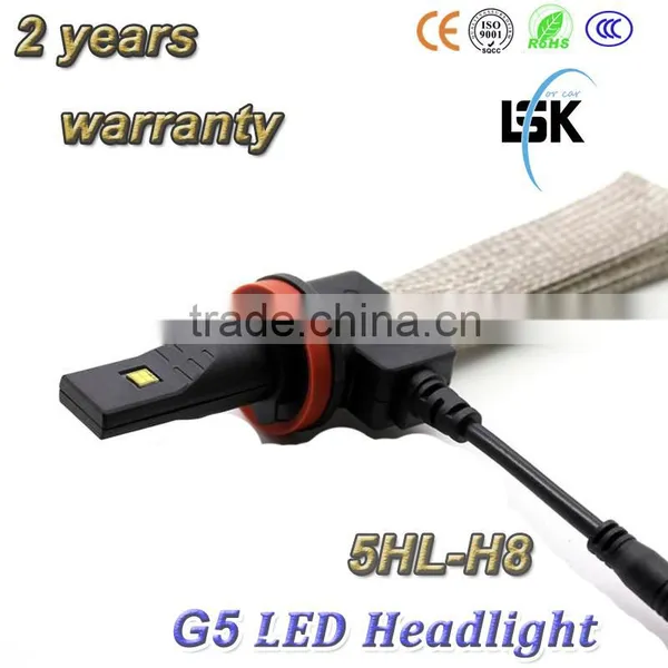 Hot Sell !!! G5 Trade Assurance Led Auto h8 Headlght Waterproof With White Colors 6500k photo-2