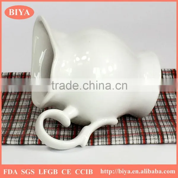 Chaozhou Produce Factory Directly Porcelain Small Sauce Pot Milk Jar,milk Pot, Juice Jar and Coffee Jar,spice Jar photo-3