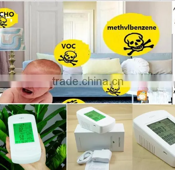 Newest PM2.5&PM10 Air Quality Sensitive.VOC&Formaldehyde Meter From Ohmeka photo-3
