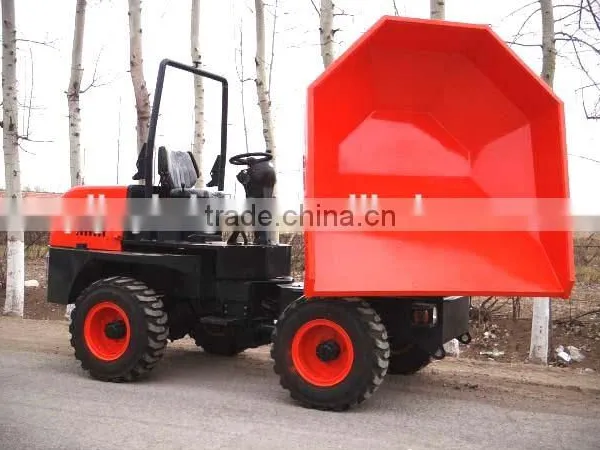 3ton Site Dumper With Rotary Bucket,1.5cbm Capacity Cabin A/C photo-3