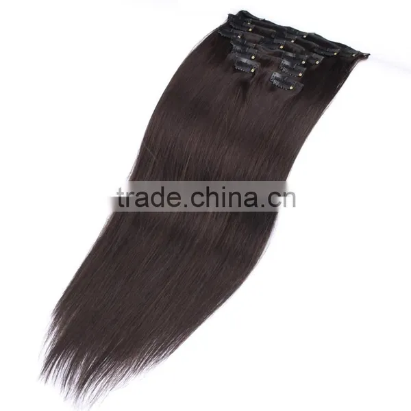 High Quality Clip In Hair Extension, Factory Price Remy Straight Human Hair Extension Quality Choice photo-4