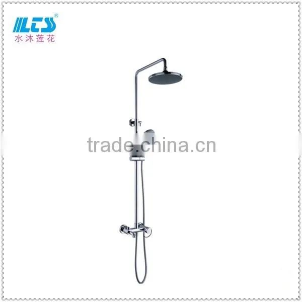 Round Brass Shower Column Set Bath Fitting And Accessories