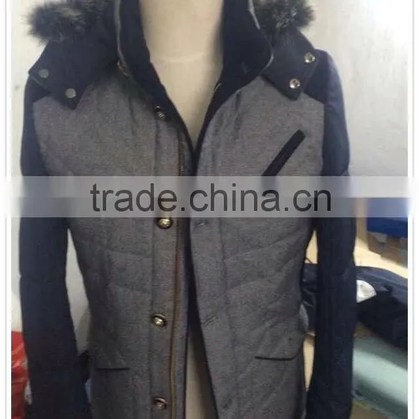 Garment Stock Lot Men's Padded Jacket Coat for Spring or Winter - 1001