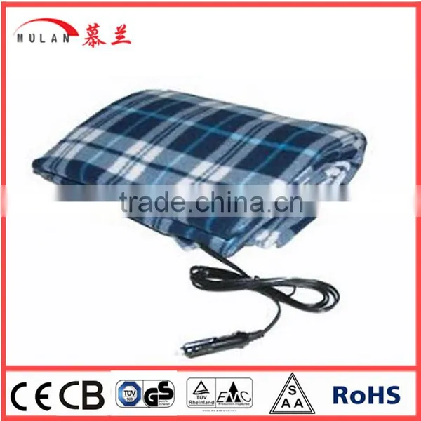 12Volt Polar Fleece Travel Electric Blanket Using in Car photo-2