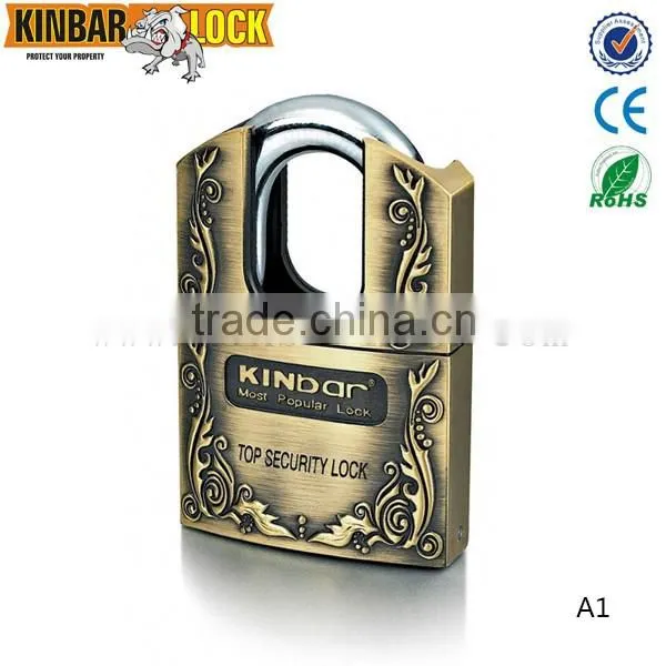 Heavy Duty Kinbar Brand Brass Padlock