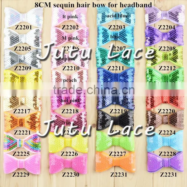 Wholesale Baby Girls Boutique Grosgrain Ribbon Colorful Hair Bow Clips - Children Hair Clips With Bowknot - 40colors for Choose Quality Choice photo-6