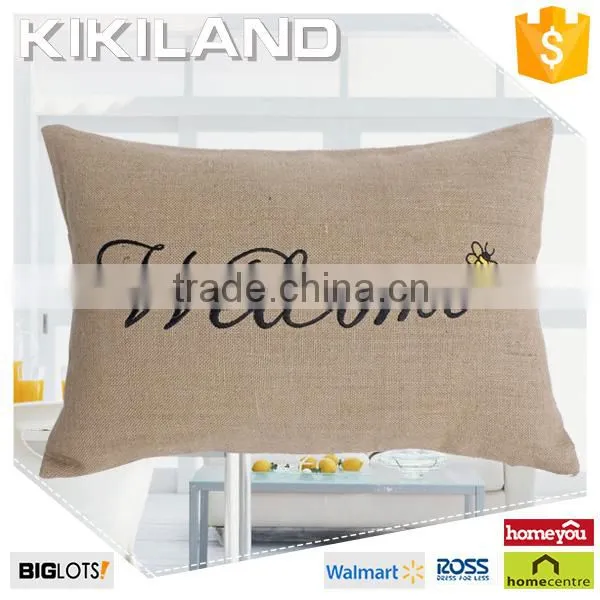 Popular Design Custom Letter Embroidery Decorative Pillow Case Cover photo-2