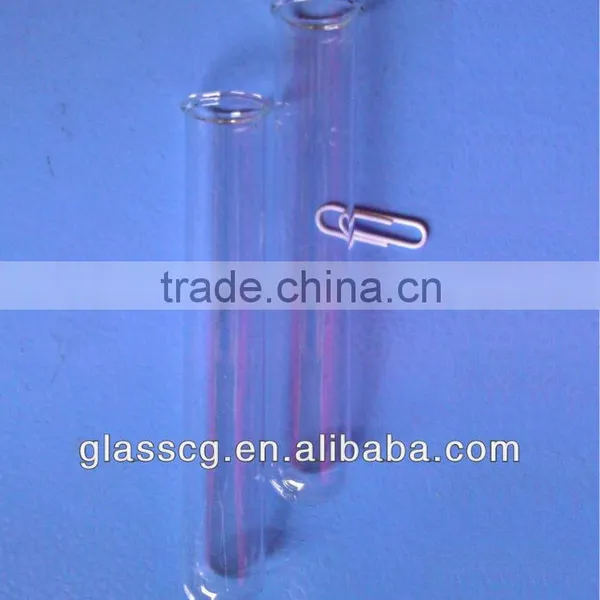 Glass test tube laboratory test tube