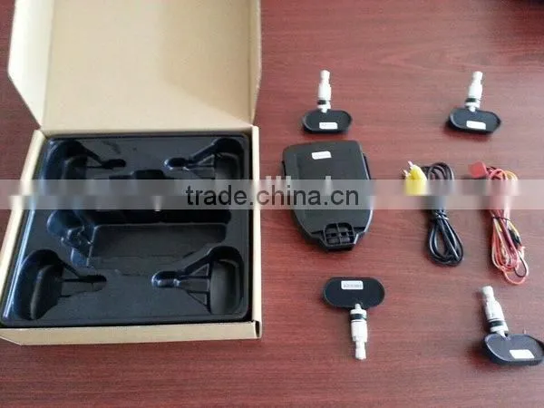 Factory Wholesale Wireless TPMS in Radio DVD Navigation Display Tire Pressure and Temperature Data of Four Tires photo-4