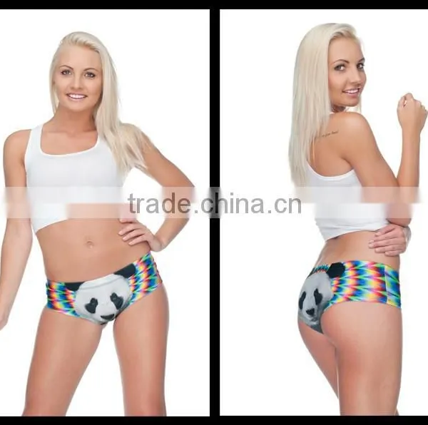 Children's Cute Panties Pug Dog Cut Cat Sexy Girls Tight Lingerie Stretchy Underpanties 3d Digital Full Print Custom Hot Sale photo-5