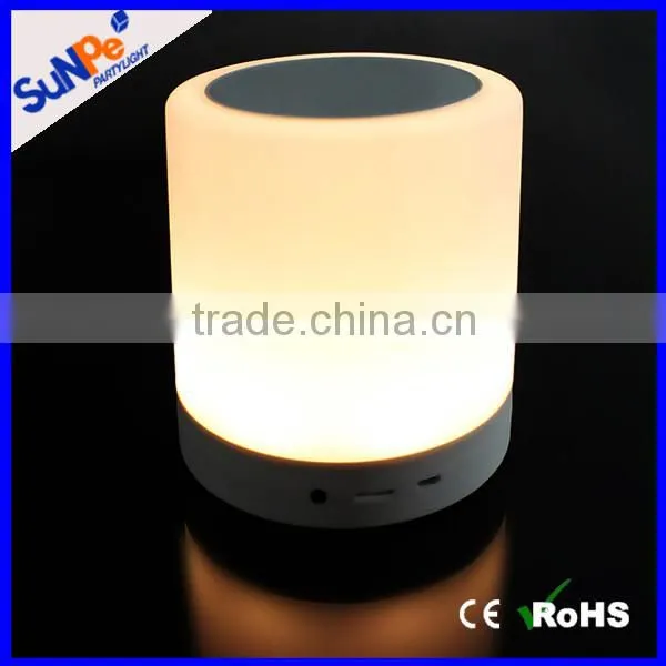 Bluetooth Speaker Lamp: 2016 TWS LED Portable Wireless Bluetooth Speaker With Light photo-2