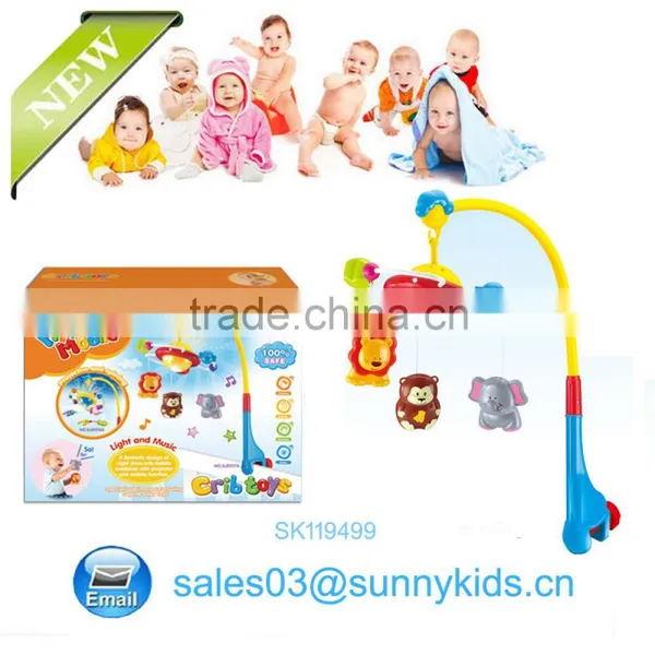 Wholesale Electronic Music Baby Hang Bed Baby Rattles Plastic Baby Ring photo-2