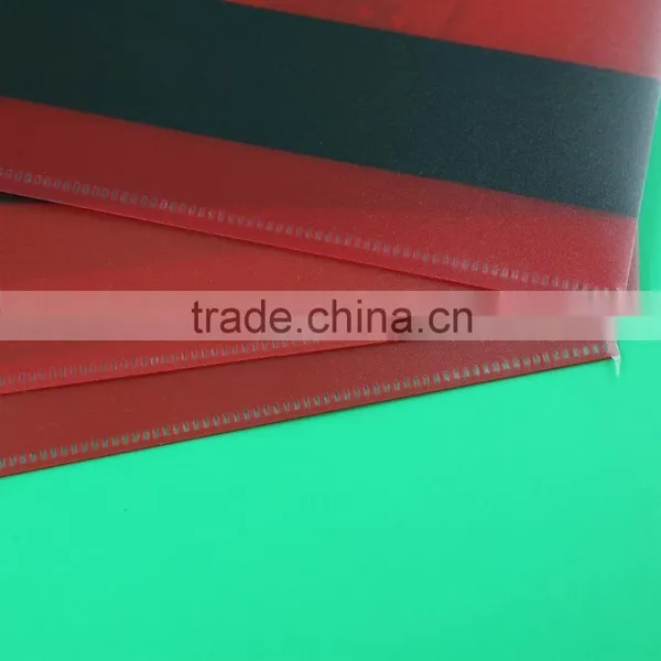 Hard Plastic Printed l Shape Folder, l Shape Plastic Folder, l Shape File Folder for Single Page photo-3