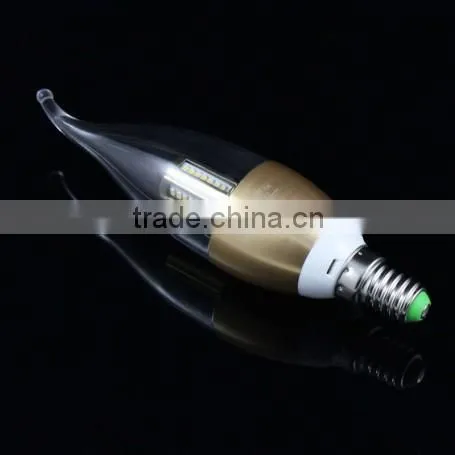 LED Candle Bulb 4w E14 Led Candle Light 3014SMD Warm White LED Candle Bulb Light photo-3