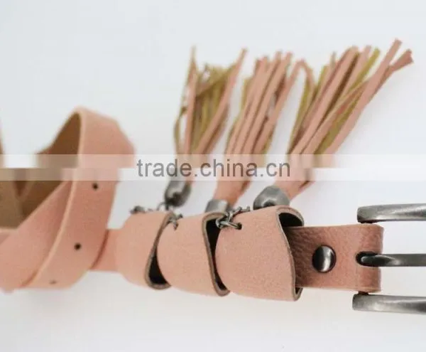 Women's Fashion Tassel Belt With High Quality pu Leather & Folk Tassels photo-4