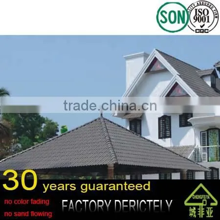 Factory High Quality Stone Chip Coated Colour Steel Roof/roofing Tile With Cheaper Price photo-3