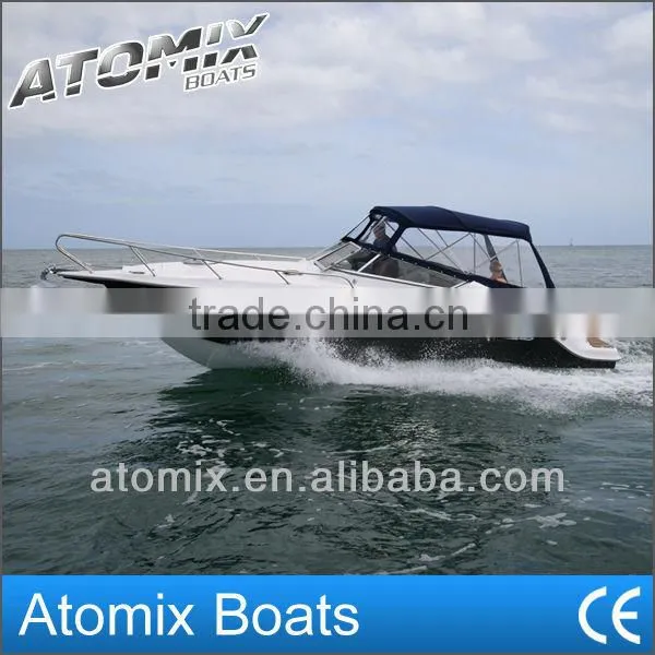 8m CE Approved Fiberglass Motor Boat