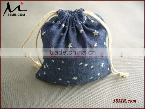 Linen Cosmetic Bag,Cloth Drawstring Pouch Bags,cute Drawstring Bags photo-2