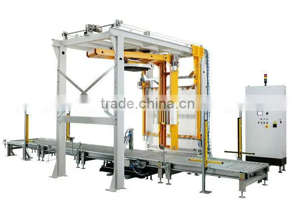 DR1800FZ-PL-FM-CS/B Rotary Arm Wrap Machine With Top Plate & Top Sheet Dispenser
