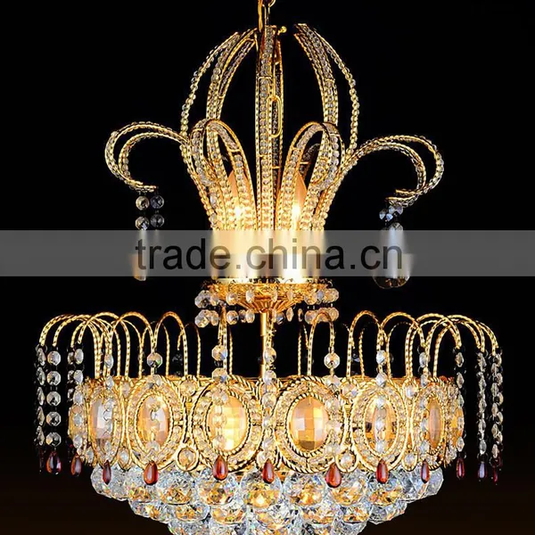 Luxury Big Diamond Crystal Ball Pendant Light , Glass Crystal Lighting