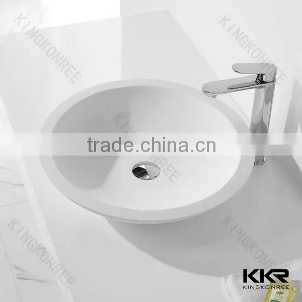 Solid Surface Double Sink Bathroom Vanity Unit photo-5