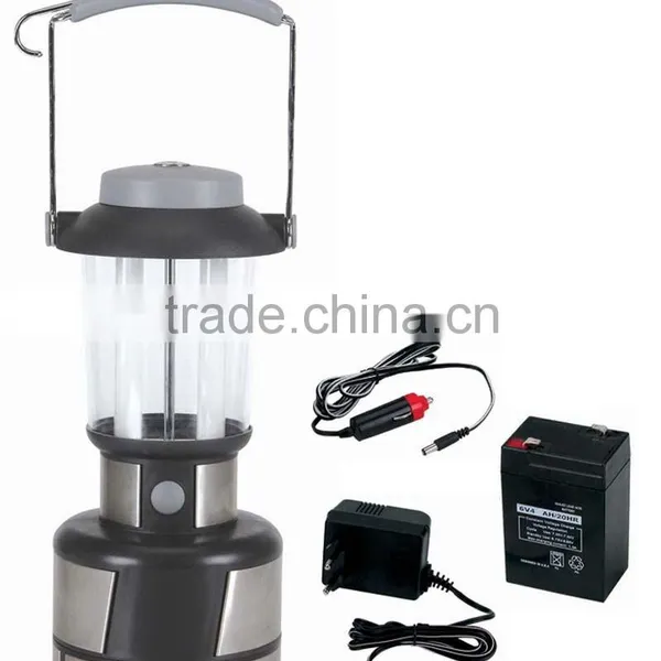 Rechargeable Camping Lantern, Fluorescent Camping Light, Outdoor Lantern, Lamp, Twin Tube Lantern