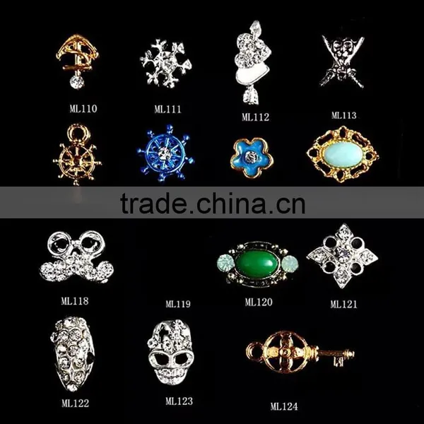Top Selling Beautiful Nail Alloy ML Series 3d Nail Art for Sale photo-3