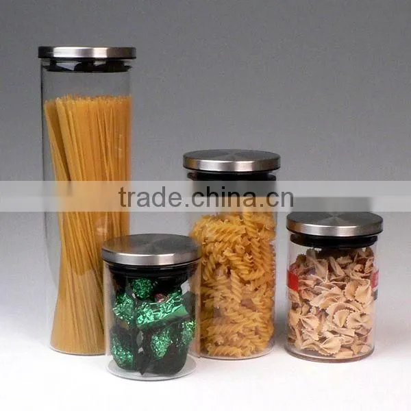 Hot Sale Borosilicate Glass Jar With Plastic Airtight Lid Glass Canister Quality Choice photo-4