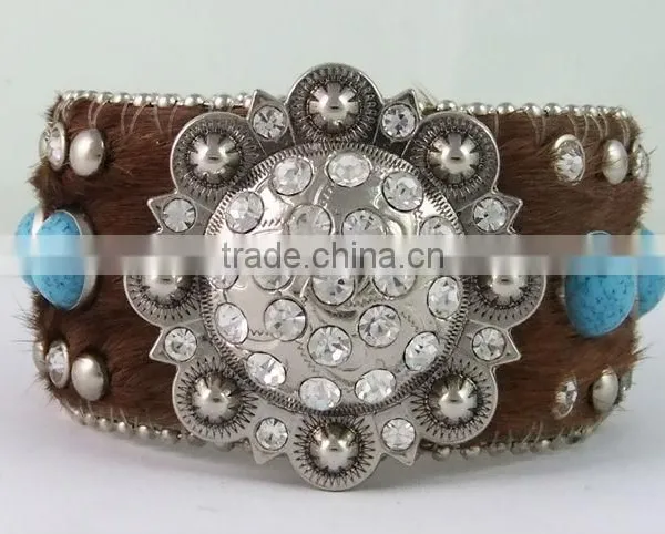 2013 Wholesale Trendy Genuine Leather Bracelet From Guangzhou photo-2