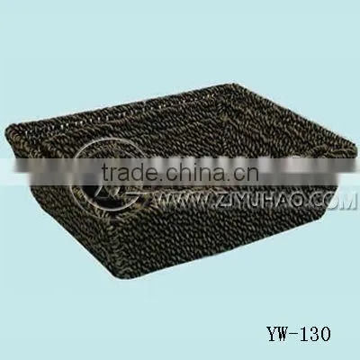 Storage Basketry Seagrass Weaving Basket