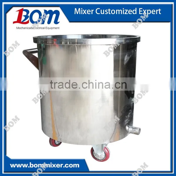 Material Tank With Caster on the Barrel Bottom