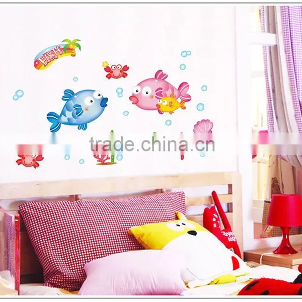 Factory Direct Bathroom Waterproof Wall Sticker Kids Wall Stickers Diy for Children