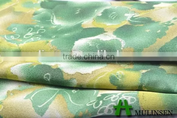Mulinsen Textile Printed 50D*75D Woven Stretch Cheap Polyester Satin Fabric photo-2
