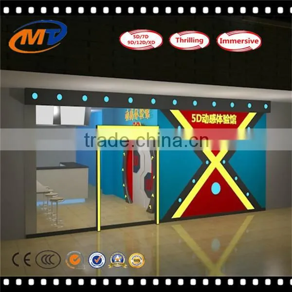 Woo!! 2014 Long Awaited 5d Motion Simulator Game Machine/5D Cinema Including the Outside Cabin/box in China photo-5