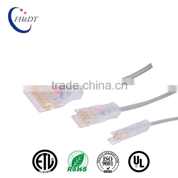 Network Ethernet Cat5E/CAT6 UTP FTP PATCH 26AWG RJ45 Jumper Cable With Various Color and High Quality photo-6