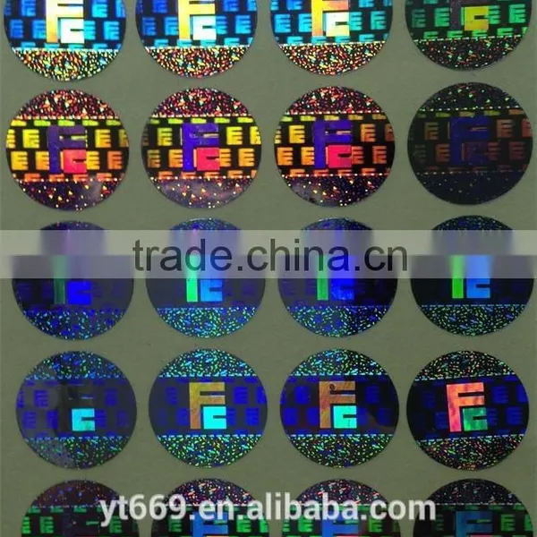 Security Lattice Printing Hologram Label With Custom LOGO photo-3