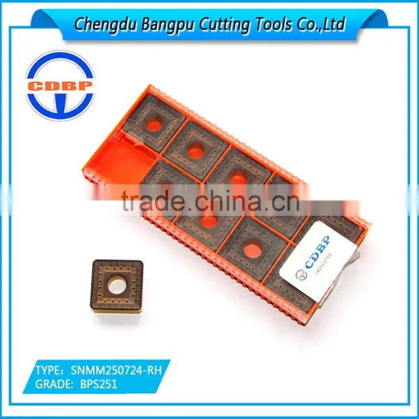 Carbide Turning Insert SNMM250724-RH BPS251 for Steel photo-2