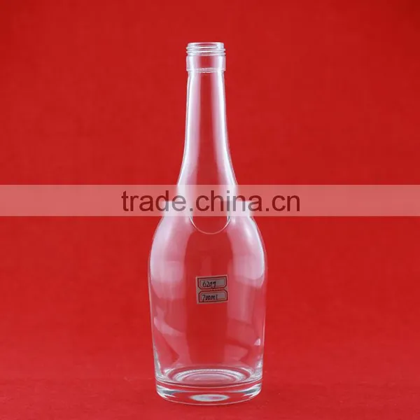 Best Price Frost Blue Printing Bottles Screw Thread Mouth Bottles Thick Bottom 700ml Bottles photo-5